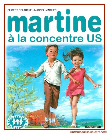 Martine et les Voitures Amricaines